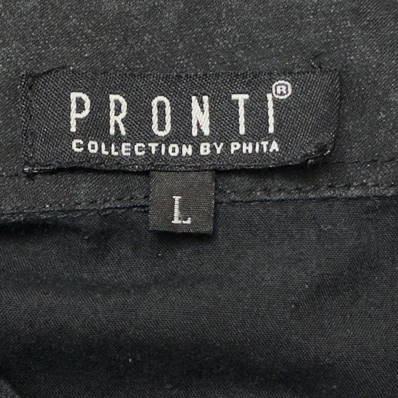 Pronti Collection By Phita Men's Large Black Graphic Shirt "To Put to the Sword" - Picture 9 of 12